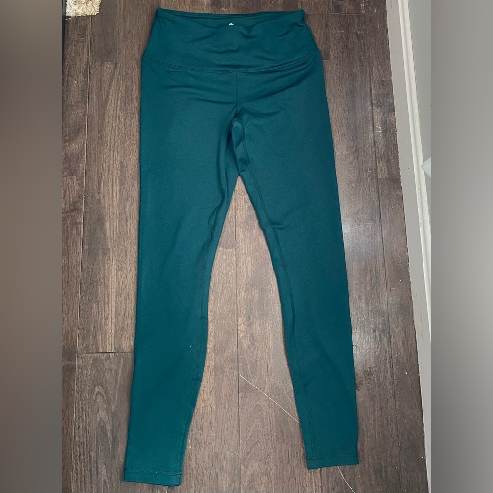 Green Leggings, size small, 90 Degree by Reflex